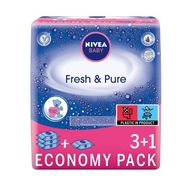 Nivea Baby Fresh Pure vlhčené obrúsky 4x63 ks