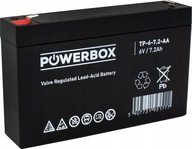 Powerbox TP-6-7,2-AA 6V 7,2Ah batéria UPS