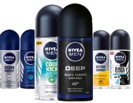 Roll-on antiperspirant Nivea Men black white 50ml