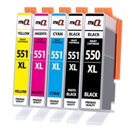 5x XL ATRAMENT PRE TLAČIAREŇ CANON IP7250 MG5650 MG5550