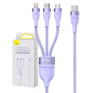 BASEUS STRONG CABLE USB KÁBEL 3V1 USB-C + MICRO USB + LIGHTNING 100W 1,5M