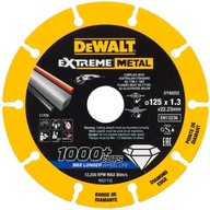 DIAMANTOVÝ DISK NA KOV 125*22,23*1,3MM DEWALT