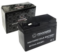 Akumulátor Moretti AGM (Gel) MTR4A-BS