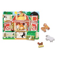 HRAČKA PRE DIEŤA Hádanka MAGNETICKÁ DOSKA Farm Village MelissaandDoug