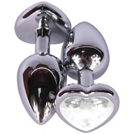 Análny kolík Heart Diamond Plug Heart Cristal