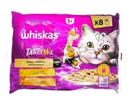 Whiskas Cream Holidays Tasty MIX chutí 8 ks