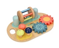 Vzdelávací drevený zvonček Adam Toys Small Activity Board