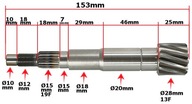 SHAFT CLUTCH Quad Boxer 150/200cc ATV