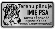 Attention Dog Nerezová doska s menom psíka