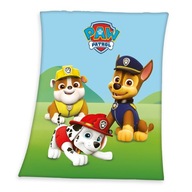 Deka fleecová 130x160 Paw Patrol Paw Pieski Brygada detský pléd