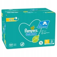 PAMPERS FRESH CLEAN VLHČENÉ Utierky 12X52