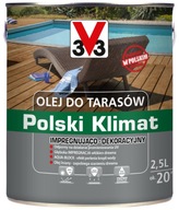 Polski Klimat Palisander terasový olej 2,5L V33