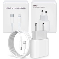 RÝCHLA NABÍJAČKA PRE IPHONE 20W USB C + 1M KÁBEL