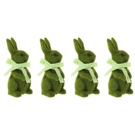 Flocked Bunny Flocked Bunny Figúrka 4 kusy