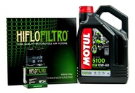 MOTUL 5100 10W40 4L olej + HF vzduchový olejový filter