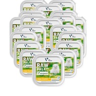 SET Mokré krmivo pre šteňatá moriek malých plemien Raw Paleo Pate 24 x 150g