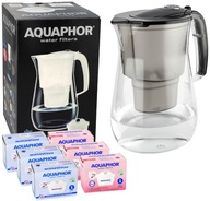 Filtračná kanvica na vodu Aquaphor Onyx 4,2 l BLACK TRITAN + 6 ZMIEŠANÝCH FILTROV