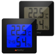 Teplomer Hygrometer Clock Elektronický LCD budík