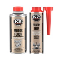 K2 MOTOR FLUSH preplach motora + aditívum do benzínu