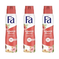 Fa Paradise deodorant Hibiscus Flower 150 ml x3