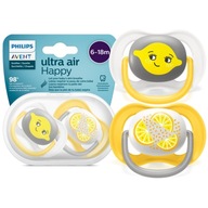 Philips Avent Ultra Air ortodontický cumlík 6-18 m 2 ks SCF080/18