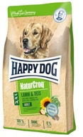 HAPPY DOG NATURCROQ JAHNIČKA A RYŽA 15kg 4 ZADARMO