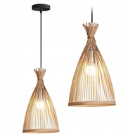 Lampa APP1185 prírodný pletený bambus boho