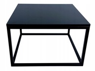loft konferenčný stolík MAT BLACK 60x60x38