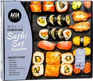 Sushi Set Premium Silver sushi set pre 4-6 osôb