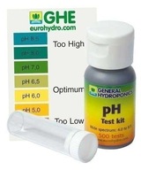 GHE PH tester - špecializovaný test pH roztoku