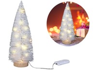 Dekoračný vianočný stromček Biele vianočné osvetlenie Decora