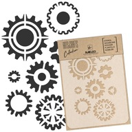 Šablóna DIY SCRAPBOOKING /A3/ Gears and Sprockets