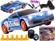 Drift Car, Auto RC Drift 1:24 2,4 GHz 4WD BLUE FERRARI