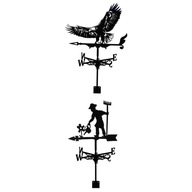 2x Weathervane Mount Weather Fence