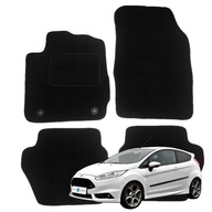 Ford Fiesta MK7 Velúrové koberčeky PREMIUM 2013- <