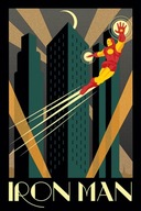 Marvel Iron Man Retro - plagát 61x91,5 cm