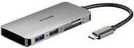 Hub Type-C D-Link DUB-M610 USB 3.0 HDMI PD čítačka