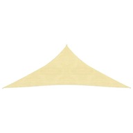 vidaXL Shade Sail 160 g/m² Béžová 3x3x3 m HDPE