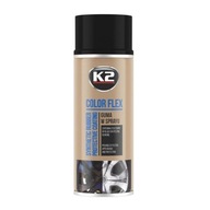 K2PL COLOR FLEX L343CP GLOSSY BLACK 400ML. RUBBER W