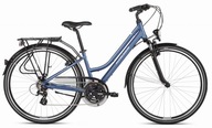 KROSS Trans 2.0 28 \ '\' S modro-biely bicykel 2022