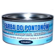 FARBA NA HYPRENOVÝ GUMA HYPRENOVÁ POINTONOVÁ ČLNA ČIERNA 80ml