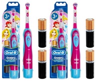 2 zubné kefky Oral B pre deti princezien