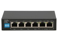 PoE switch Extralink 4xPoE, 2xLAN UPLINK do 250m