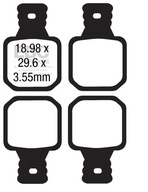 EBC CFA660/4 podložky (organické) Magura MT5/MT7