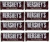 8x43g HERSHEY'S mliečna čokoláda čokoládová tyčinka UK