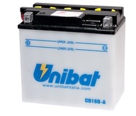 BATÉRIA UNIBAT CB16B-A L+ 16AH 207A 12V