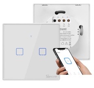 Sonoff T2EUTX dual-channel WiFi + RF433 Touch Light Switch