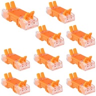 10 x RÝCHLOINŠTALAČNÝ KONEKTOR PRIESTOROVÝ KONEKTOR KÁBLOVÝ KÁBEL 2x2,5mm2