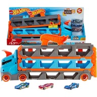 HOT WHEELS CITY MEGA LONG TRANSPORTER 2V1 DRÁHA 2m