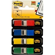 Úzka POST-IT TAB 12 X 43 MM 683-4 4 FARBY